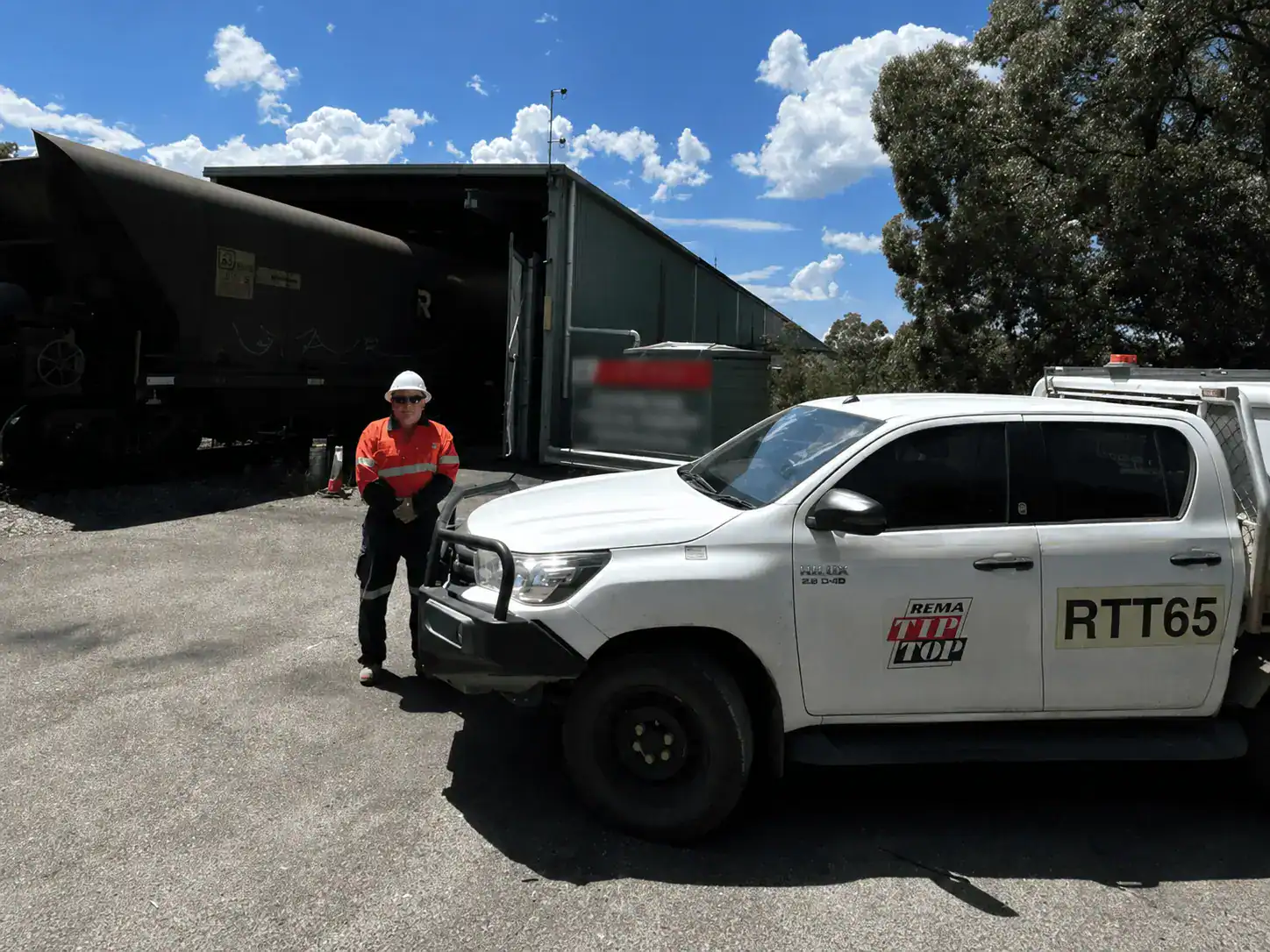 Greg Jack, REMA TIP TOP Rail Unloader Operations Manager, Beresfield NSW